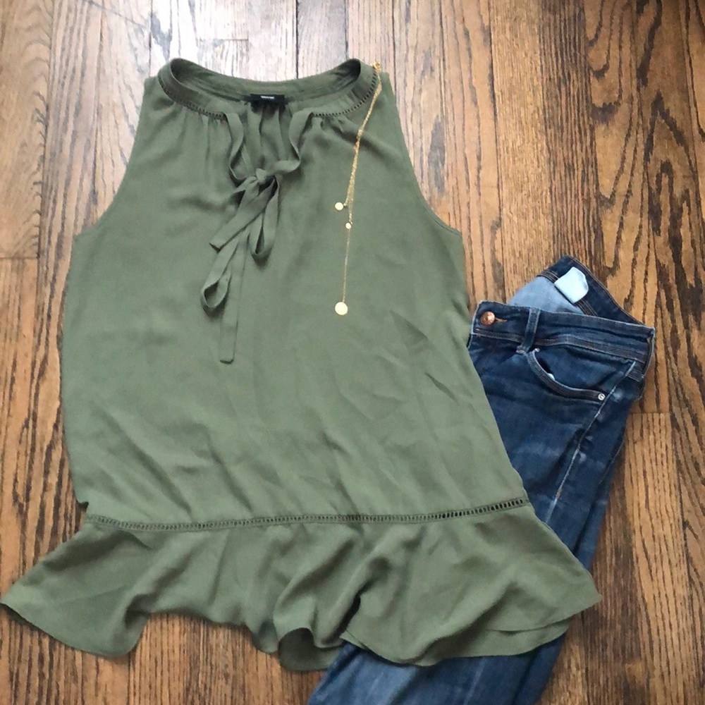 Tie top tank top